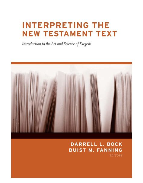 interpreting the new testament|8 Interpreting the New Testament as a Sacred Text .